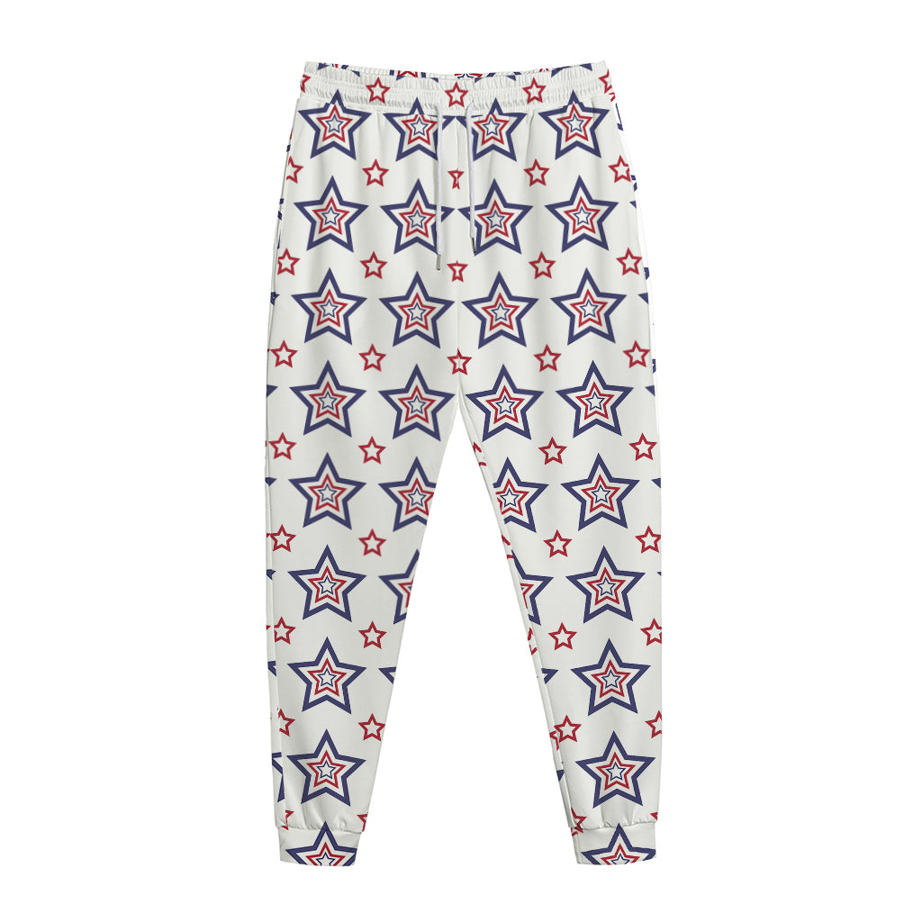 4th of July USA Star Pattern Print Jogger Pants