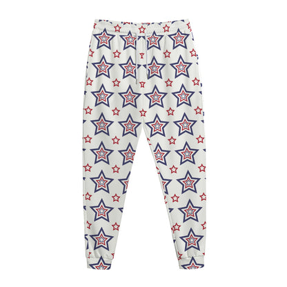 4th of July USA Star Pattern Print Jogger Pants