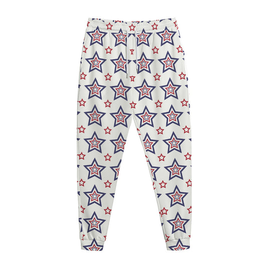 4th of July USA Star Pattern Print Jogger Pants