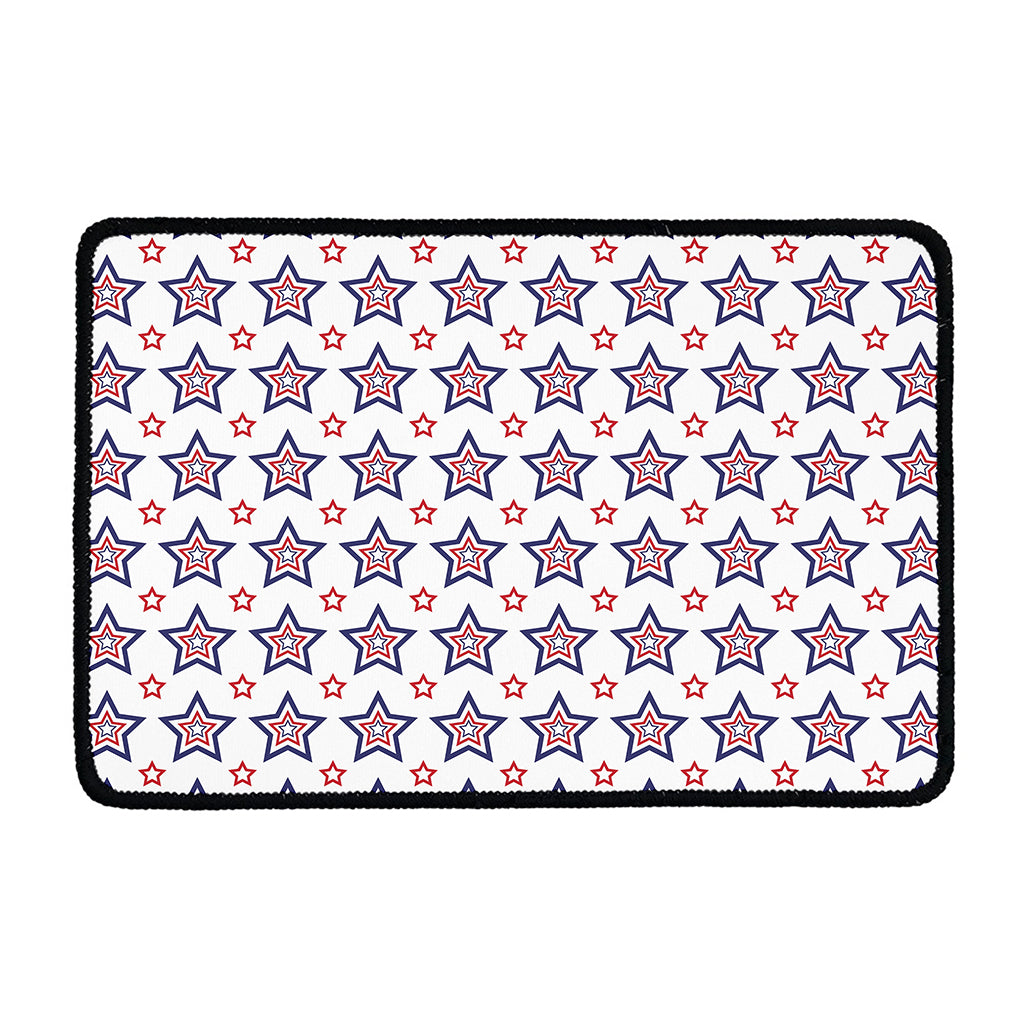 4th of July USA Star Pattern Print Kitchen Mat
