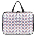4th of July USA Star Pattern Print Laptop Sleeve With Handle