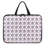 4th of July USA Star Pattern Print Laptop Sleeve With Handle