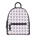 4th of July USA Star Pattern Print Leather Backpack