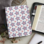 4th of July USA Star Pattern Print Leather Bible Cover