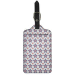 4th of July USA Star Pattern Print Luggage Tag