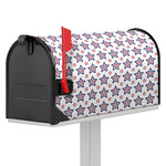 4th of July USA Star Pattern Print Mailbox Cover