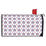 4th of July USA Star Pattern Print Mailbox Cover