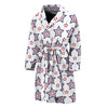 4th of July USA Star Pattern Print Men's Bathrobe