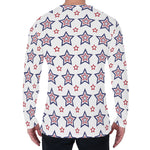 4th of July USA Star Pattern Print Men's Long Sleeve T-Shirt