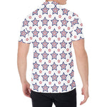 4th of July USA Star Pattern Print Men's Shirt