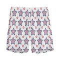 4th of July USA Star Pattern Print Men's Athletic Shorts