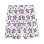 4th of July USA Star Pattern Print Men's Sports Shorts