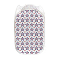 4th of July USA Star Pattern Print Mesh Laundry Hamper