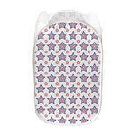 4th of July USA Star Pattern Print Mesh Laundry Hamper