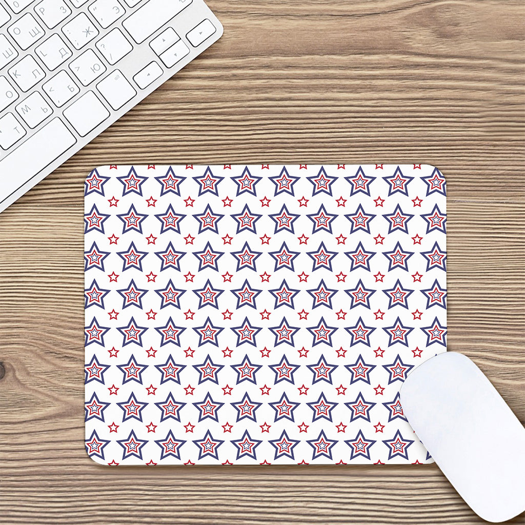 4th of July USA Star Pattern Print Mouse Pad