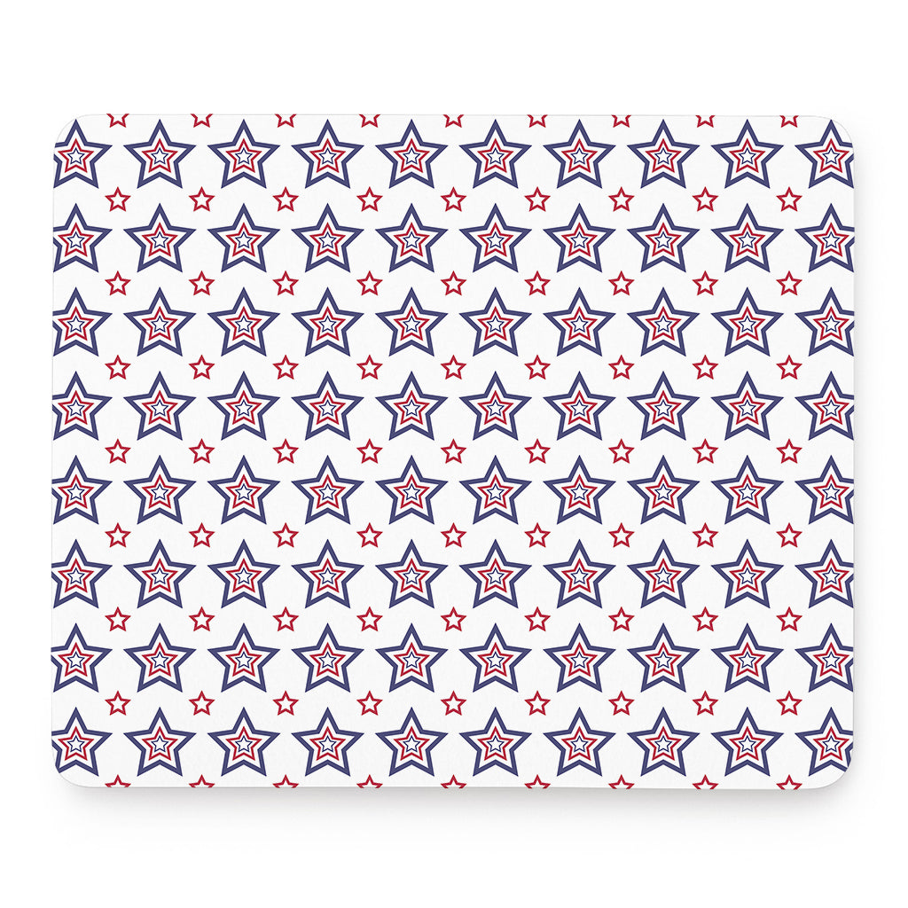4th of July USA Star Pattern Print Mouse Pad