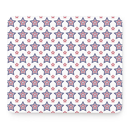 4th of July USA Star Pattern Print Mouse Pad