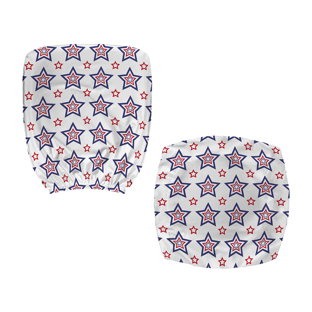 4th of July USA Star Pattern Print Office Chair Cover