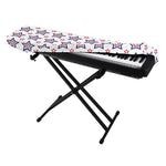 4th of July USA Star Pattern Print Piano Keyboard Cover