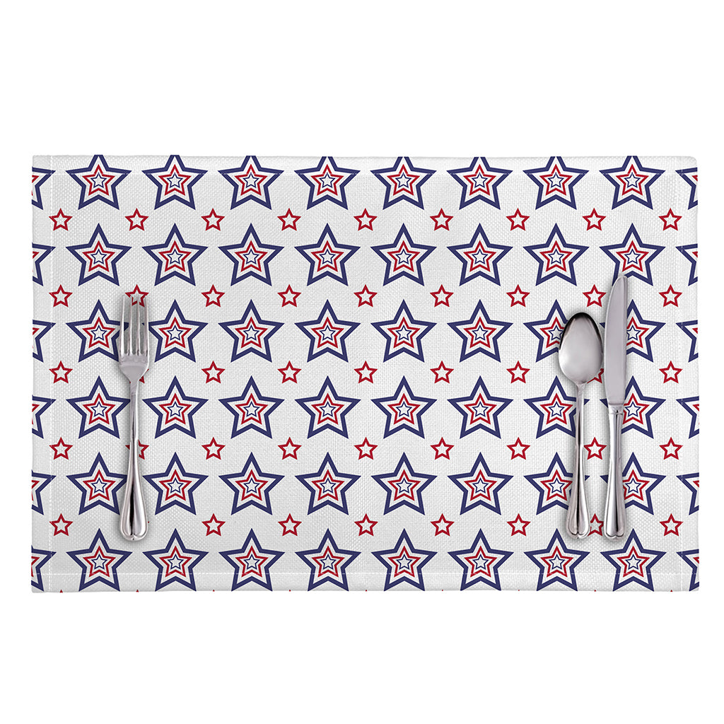 4th of July USA Star Pattern Print Placemat