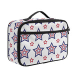 4th of July USA Star Pattern Print Portable Lunch Bag