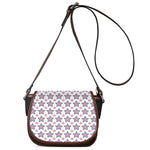 4th of July USA Star Pattern Print Saddle Bag