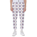 4th of July USA Star Pattern Print Joggers