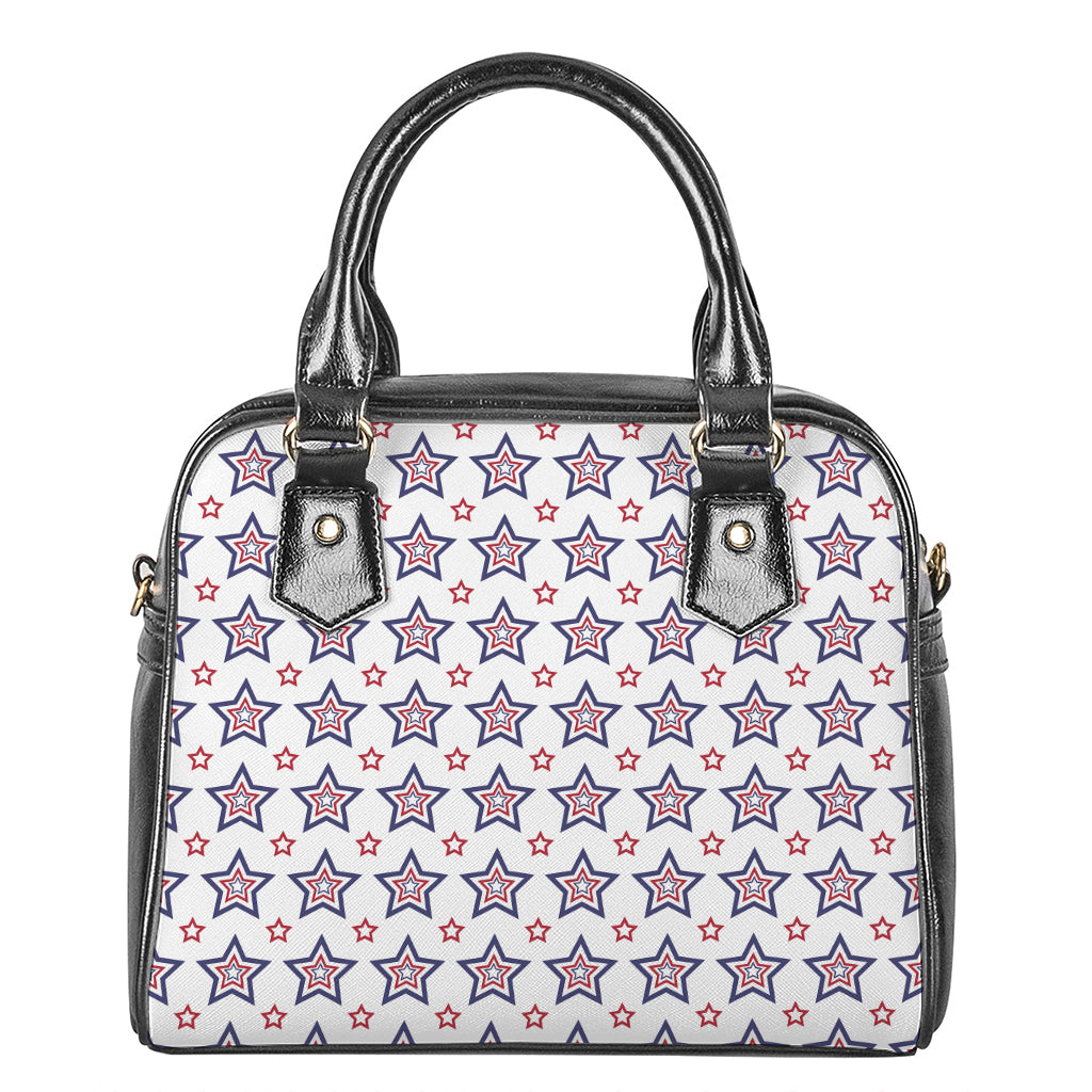 4th of July USA Star Pattern Print Shoulder Handbag