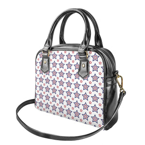 4th of July USA Star Pattern Print Shoulder Handbag