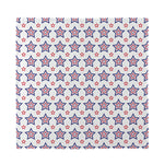4th of July USA Star Pattern Print Silk Bandana