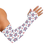 4th of July USA Star Pattern Print Sun Protection Arm Sleeves