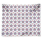 4th of July USA Star Pattern Print Tapestry
