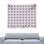4th of July USA Star Pattern Print Tapestry