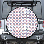 4th of July USA Star Pattern Print Tire Cover