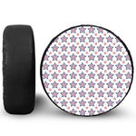 4th of July USA Star Pattern Print Tire Cover