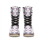 4th of July USA Star Pattern Print Winter Boots