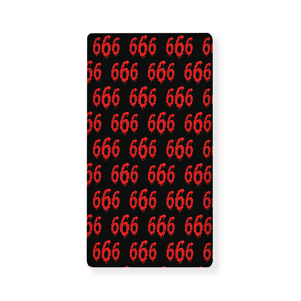 666 Satan Pattern Print Baby Crib Sheet