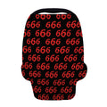 666 Satan Pattern Print Baby Seat Cover