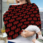 666 Satan Pattern Print Baby Seat Cover