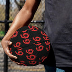 666 Satan Pattern Print Basketball