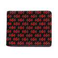 666 Satan Pattern Print Bifold Wallet
