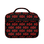 666 Satan Pattern Print Briefcase Bible Bag