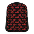 666 Satan Pattern Print Casual Backpack