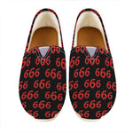 666 Satan Pattern Print Casual Shoes