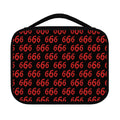 666 Satan Pattern Print Classic Bible Case