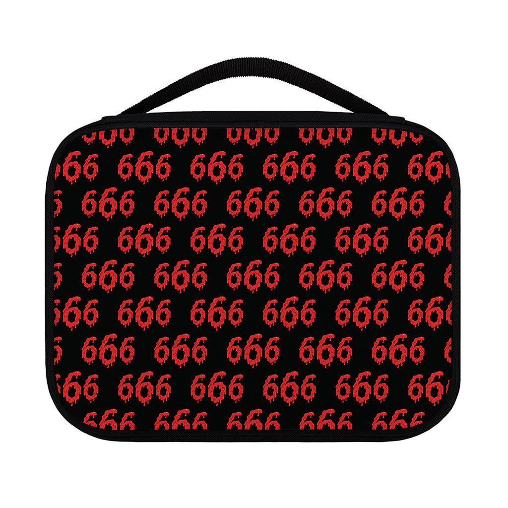 666 Satan Pattern Print Classic Bible Case