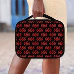 666 Satan Pattern Print Classic Bible Case