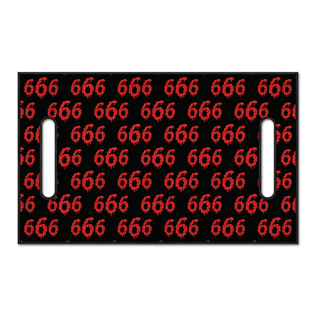 666 Satan Pattern Print Golf Cart Seat Cover