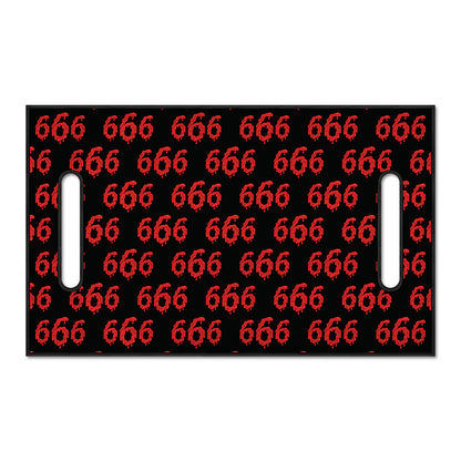 666 Satan Pattern Print Golf Cart Seat Cover