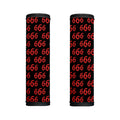 666 Satan Pattern Print Handle Covers